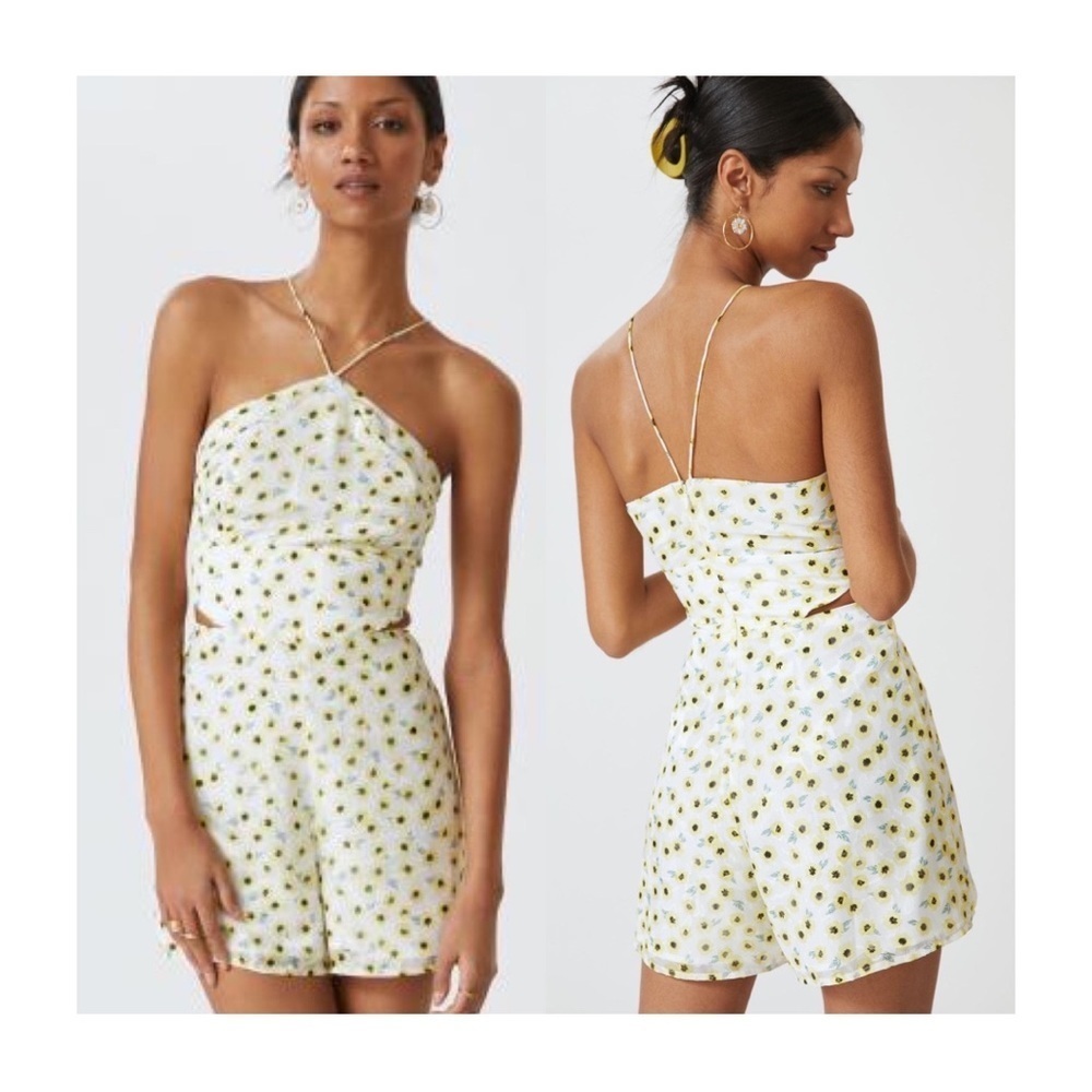 NWOT - Anthropologie Hutch Ditsy Floral Seaside Romper